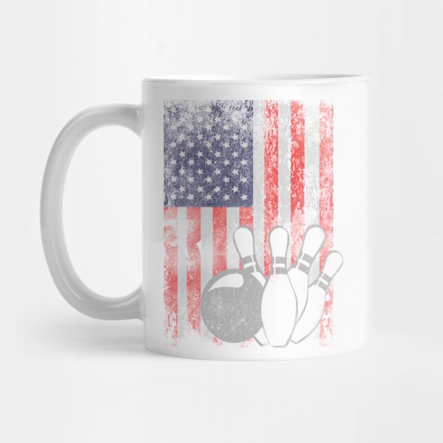 'Bowling American Flag' Awesome July 4th Freedom Gift by ourwackyhome